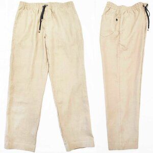 Ermenegildo Zegna Sport Mens Pure Linen Jogger Trousers Pants Elastic Waist L